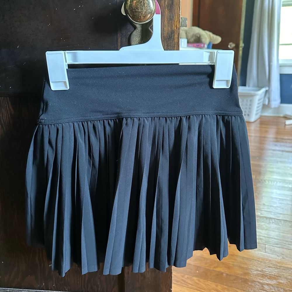 Aerie Offline Black Pleated Tennis Skirt Skort Small